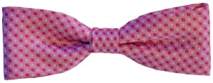 Pink and White Bow Tie Pink and White Bow Tie